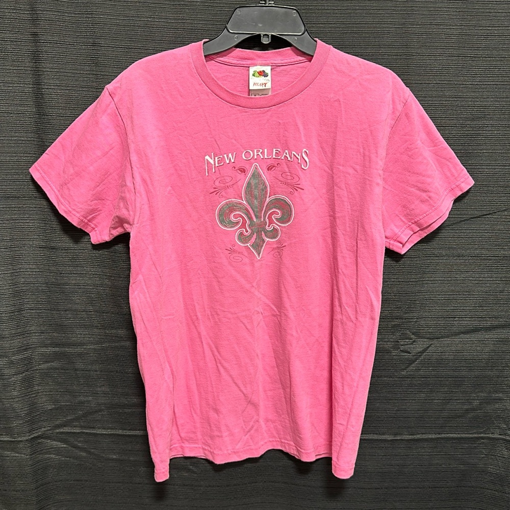 Fruit of the loom women’s pink New‎ Orleans shirt / Size M / box 23-18